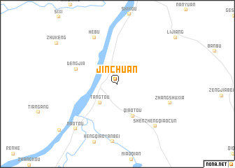 map of Jinchuan