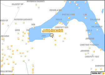 map of Jīnda Khān