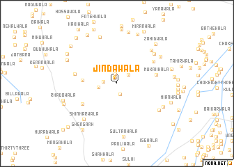 map of Jindawāla