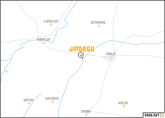 map of Jindegu