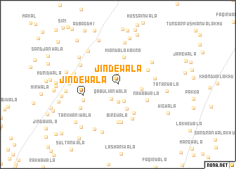 map of Jindewāla