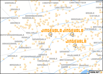 map of Jindewāla