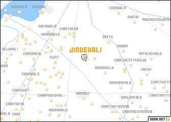map of Jindewāli