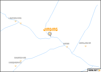 map of Jinding