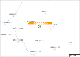 map of Jindonggoukou