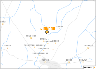 map of Jindrān