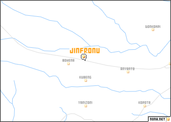 map of Jinfronu