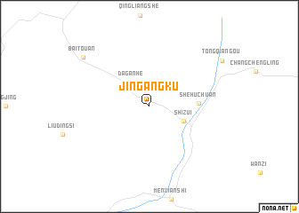 map of Jingangku