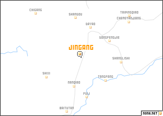 map of Jingang