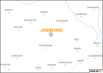 map of Jingbeihou