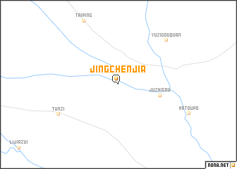 map of Jingchenjia