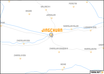 map of Jingchuan