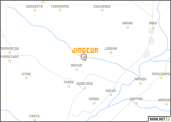 map of Jingcun