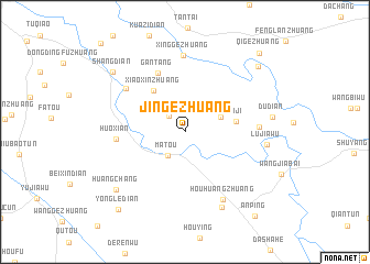 map of Jingezhuang