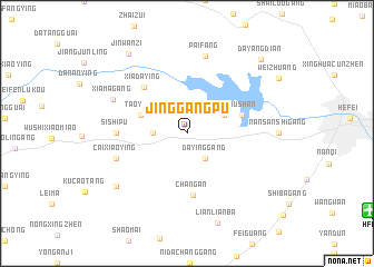 map of Jinggangpu