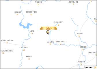map of Jinggang