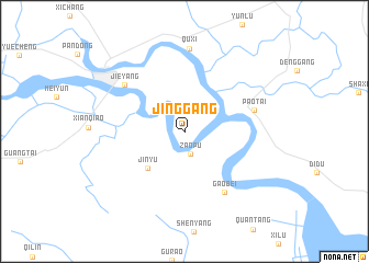 map of Jinggang