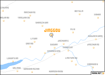 map of Jinggou