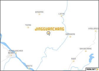 map of Jingguanchang