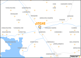 map of Jinghe