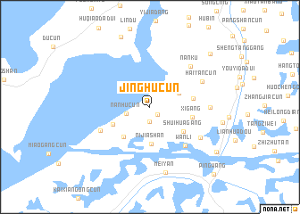 map of Jinghucun