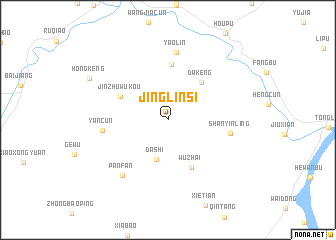 map of Jinglinsi