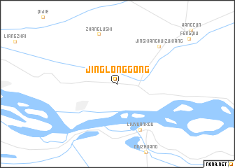 map of Jinglonggong
