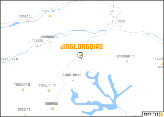 map of Jinglongqiao