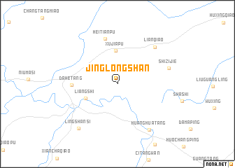 map of Jinglongshan