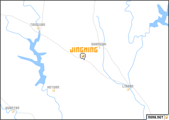 map of Jingming