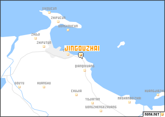 map of Jingouzhai