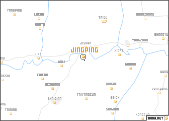 map of Jingping