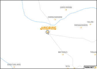 map of Jingping