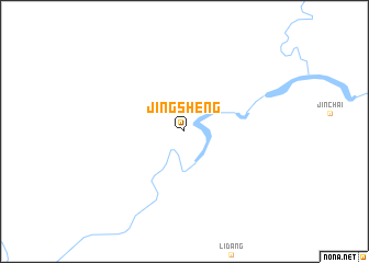 map of Jingsheng
