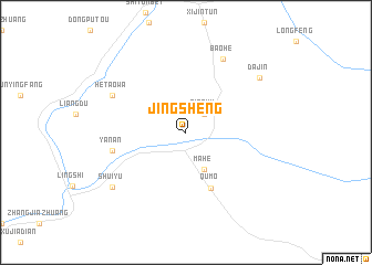 map of Jingsheng