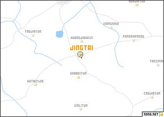 map of Jingtai