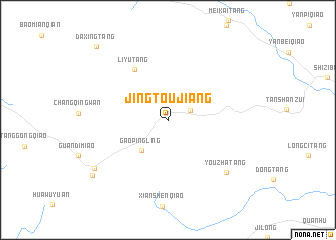 map of Jingtoujiang