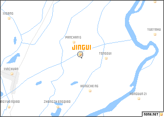 map of Jingui