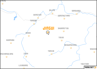 map of Jingui
