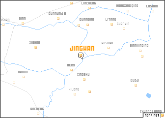 map of Jingwan
