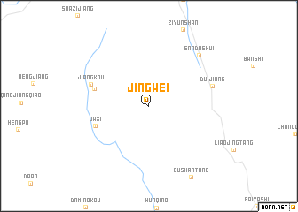 map of Jingwei
