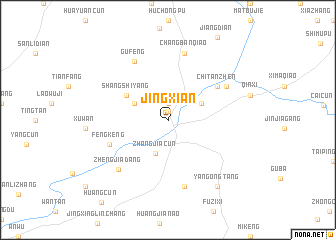 map of Jingxian