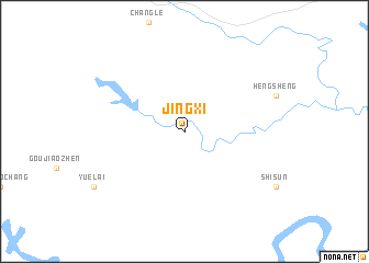 map of Jingxi
