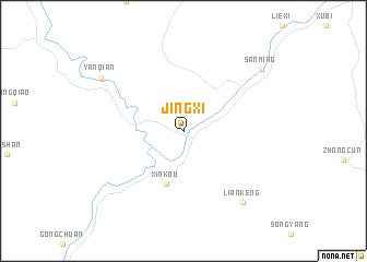 map of Jingxi