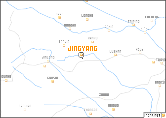 map of Jingyang