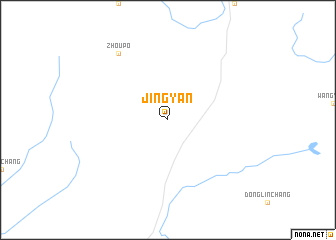 map of Jingyan