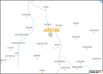 map of Jingyou