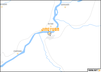 map of Jingyuan