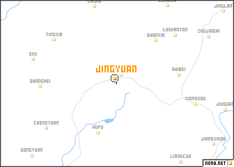 map of Jingyuan