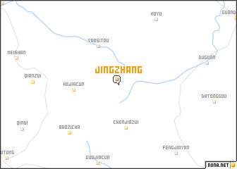 map of Jingzhang